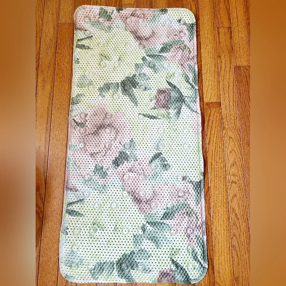 Floral Non-Slip Bath Mat
